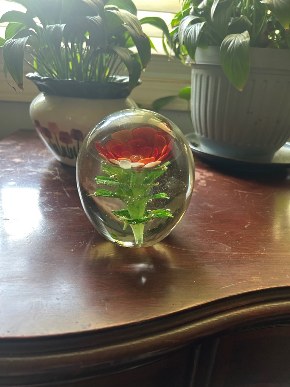 Very rare antique murano glass paperweight